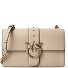  Love One Umhängetasche Leder 27 cm Variante beige-grigio fumo