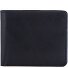 Geldbörse RFID Leder 11 cm Variante black-blue Geldbörse RFID Leder 11 cm Variante black-blue