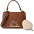  Heart Charm Handtasche Leder 21 cm Variante brown - brown