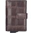 Fano C-Three Kreditkartenetui RFID Schutz Leder 7 cm Variante darkbrown  Fano C-Three Kreditkartenetui RFID Schutz Leder 7 cm Variante darkbrown
