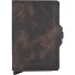  Twinwallet Vintage Kreditkartenetui RFID Leder 6,5 cm Variante chocolate