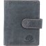  Vintage Original Geldbörse RFID Leder 8 cm Variante steel blue-orange