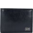  Japan Geldbörse RFID Schutz Leder 12 cm Variante schwarz