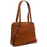  Belgrado Schultertasche Leder 32 cm Laptopfach Variante cognac