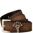  Gürtel Leder Variante m`brown | 80 cm