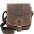  Vintage Umhängetasche Leder 16 cm Variante brown