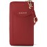 Bologna Leather Zip-Around Geldbörse Handytasche Leder 19 cm Variante red-2