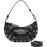  Enya Mini Rivet Schultertasche Leder 27 cm Variante black