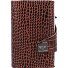 Click & Slide Kreditkartenetui RFID Leder 6,5 cm Variante brown-silver  Click & Slide Kreditkartenetui RFID Leder 6,5 cm Variante brown-silver