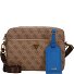 Milano Umhängetasche 25 cm Variante beige-brown-blue Milano Umhängetasche 25 cm Variante beige-brown-blue