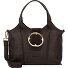  Silvana Schultertasche Leder 30 cm Variante chocolate brown