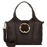 Silvana Schultertasche Leder 30 cm Variante chocolate brown