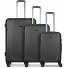 Valencia 4 Rollen Kofferset 3-teilig Variante black Valencia 4 Rollen Kofferset 3-teilig Variante black