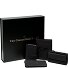  Kreditkartenetui 4-teiliges Geschenkset Leder 7 cm Variante schwarz