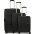 Aerojoy 4 Rollen Kofferset 3-teilig mit Dehnfalte Variante black Aerojoy 4 Rollen Kofferset 3-teilig mit Dehnfalte Variante black