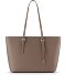  Bologna Leather Shopper Tasche Leder 35 cm Variante taupe