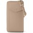  Bologna Leather Zip-Around Geldbörse Handytasche Leder 19 cm Variante sand