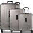  Essentials 14 4 Rollen Kofferset 3-teilig mit Dehnfalte Variante coffee grey metallic