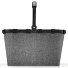 Carrybag Einkaufstasche 48 cm Variante frame twist silver Carrybag Einkaufstasche 48 cm Variante frame twist silver