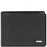  Leather Essentials QF Geldbörse RFID Leder 12 cm ausklappbar mit Reißverschlussfach Variante black