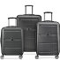Comete + 4 Rollen Kofferset 3-teilig Variante schwarz Comete + 4 Rollen Kofferset 3-teilig Variante schwarz