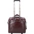  Blue Square 2-Rollen Businesstrolley Leder 36 cm Laptopfach Variante mahogany