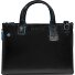  Blue Square Shopper Tasche Leder 38 cm Laptopfach mit Dehnfalte Variante black
