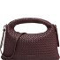  Sadie Weave Schultertasche Leder 37 cm Variante aubergine