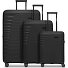  Eco Edition 4 Rollen Kofferset 3-teilig mit Dehnfalte Variante black