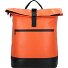 Upcycled Tarpaulin Daypack 42.5 cm Laptopfach Variante orange-black
