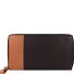  Nappa Geldbörse RFID Schutz Leder 19.5 cm Variante brown-tan