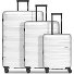  Travel 4 Rollen Kofferset 3-teilig mit Dehnfalte Variante ice white metallic