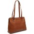  Marvos Schultertasche Leder 32 cm Variante cognac