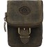  Vintage Gürteltasche Leder 13.5 cm Variante olive