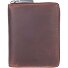  Loreto Argos Geldbörse RFID Schutz Leder 9.5 cm Variante darkbrown