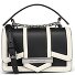  Nova Handtasche Leder 20 cm Variante black-white