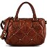  Ricciarda Handtasche M Leder 26 cm Variante cognac