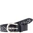  Nietengürtel Leder Variante marine | 75 cm
