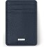  Leather Essentials Kreditkartenetui RFID Leder 7 cm mit Geldscheinklammer Variante navy