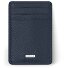  Leather Essentials Kreditkartenetui RFID Leder 7 cm mit Geldscheinklammer Variante navy