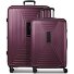 Essentials 14 4 Rollen Kofferset 2-teilig mit Dehnfalte Variante aubergine metallic