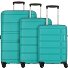 Summer Splash 4 Rollen Kofferset 3-teilig Variante jade green