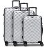  Essentials 18 2.0 4 Rollen Kofferset 3-teilig mit Dehnfalte Variante metallic-silver shiny