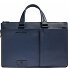  Russel Aktentasche RFID Schutz Leder 42 cm Laptopfach Variante blue