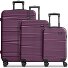  Essentials 16 3-SET 4 Rollen Kofferset 3-teilig Variante burgundy