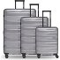  Travel 4 Rollen Kofferset 3-teilig mit Dehnfalte Variante arctic silver metallic