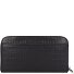 The Purse Geldbörse Leder 20 cm Variante croco black The Purse Geldbörse Leder 20 cm Variante croco black