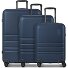  Pro ABS 4 Rollen Kofferset 3-teilig mit Dehnfalte Variante navy
