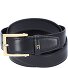  Business Gürtel Leder Variante black | 105 cm
