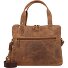  Vintage Aktentasche Leder 37 cm Laptopfach Variante braun